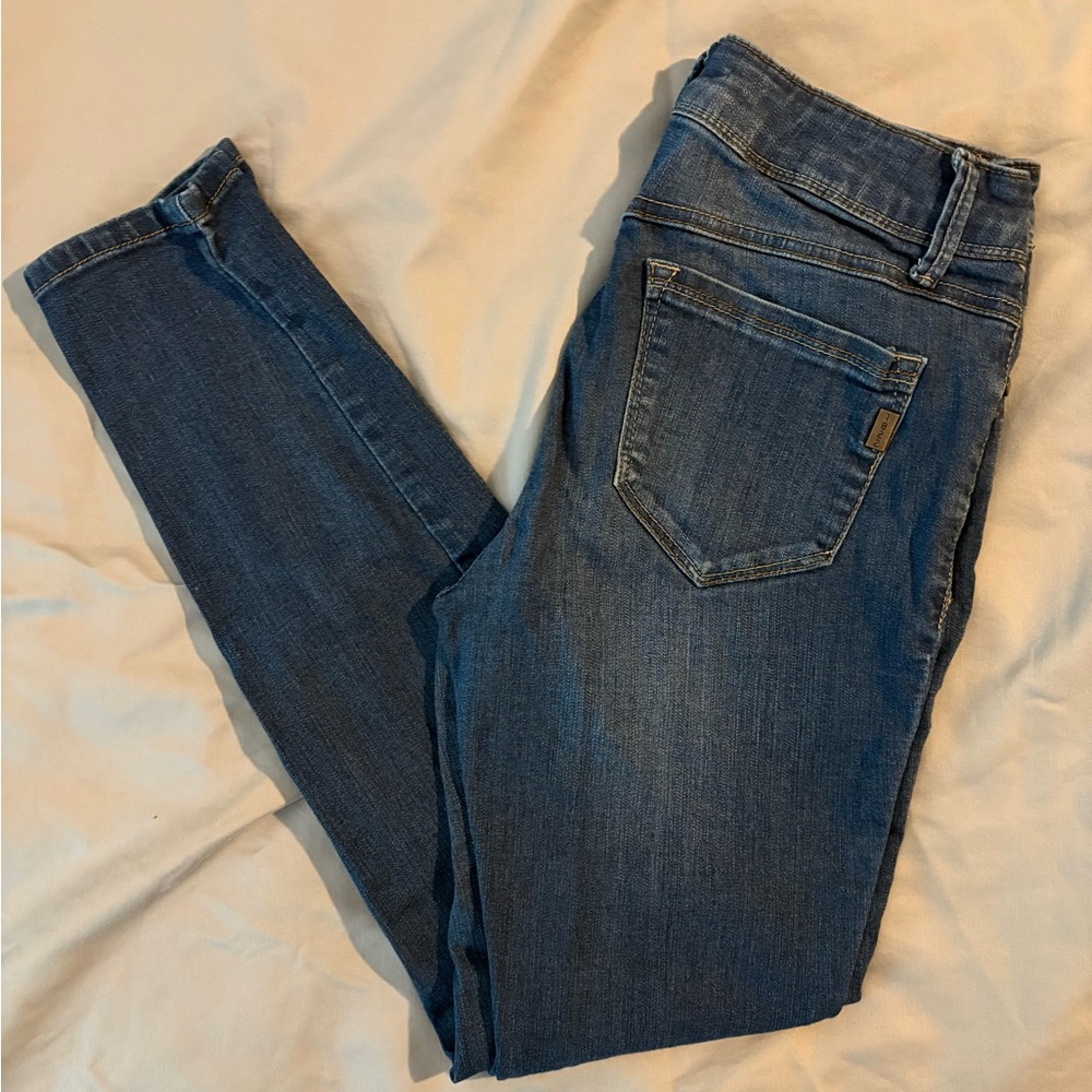 1822 Denim Blue Skinny Jeans Versatile Style